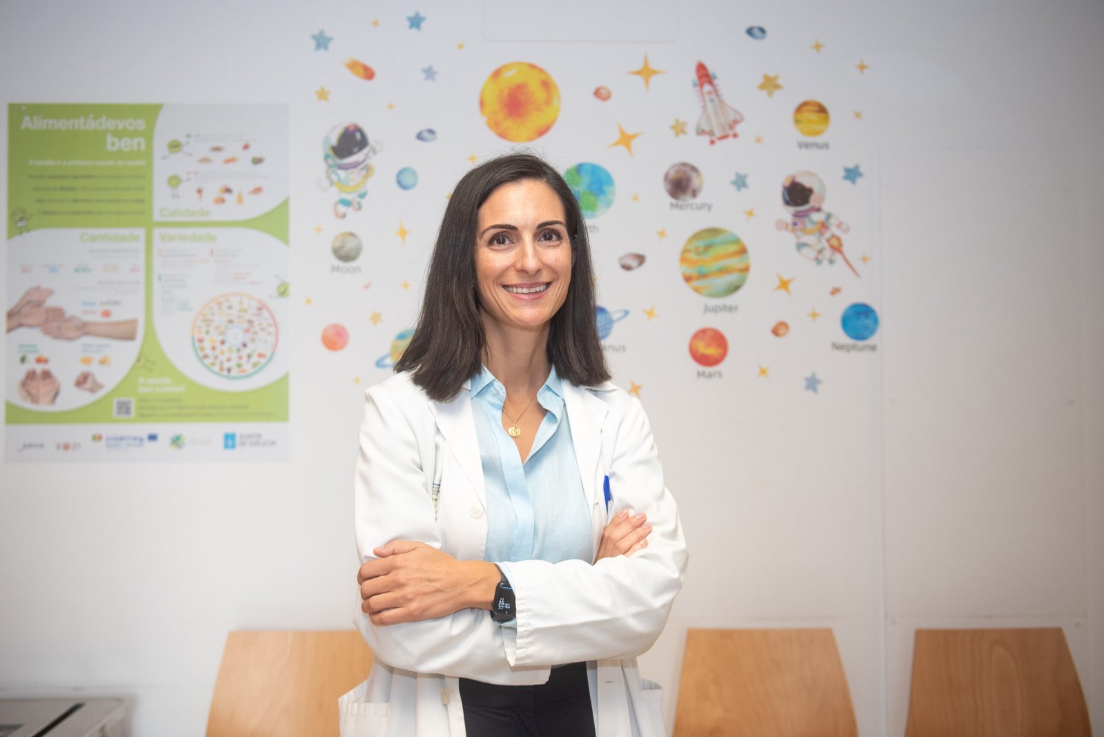 La doctora Ana Prado en la consulta